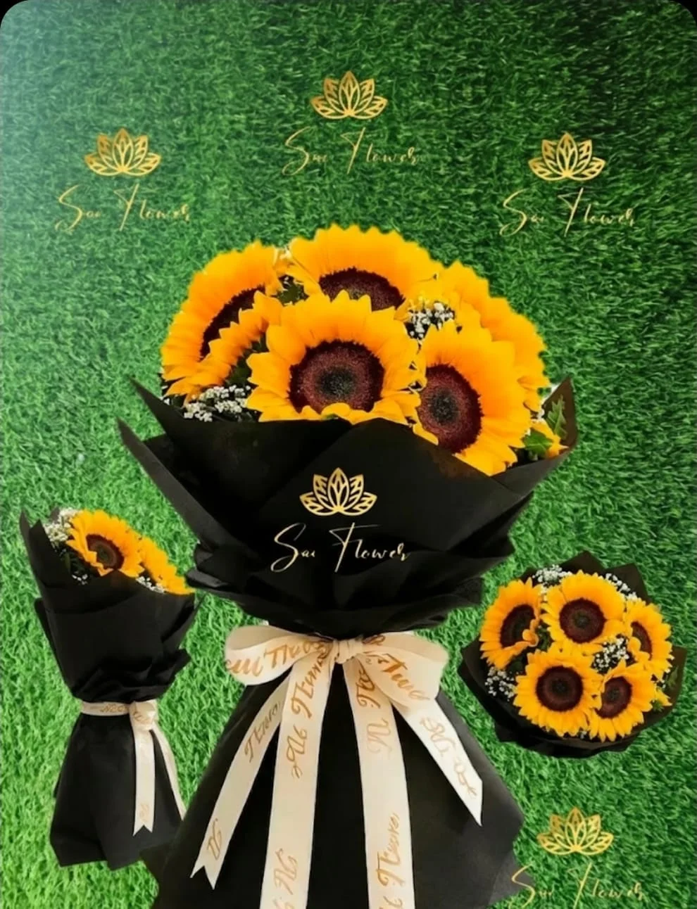 Golden Radiance – Premium Sunflower Bouquet for Delivery in Delhi